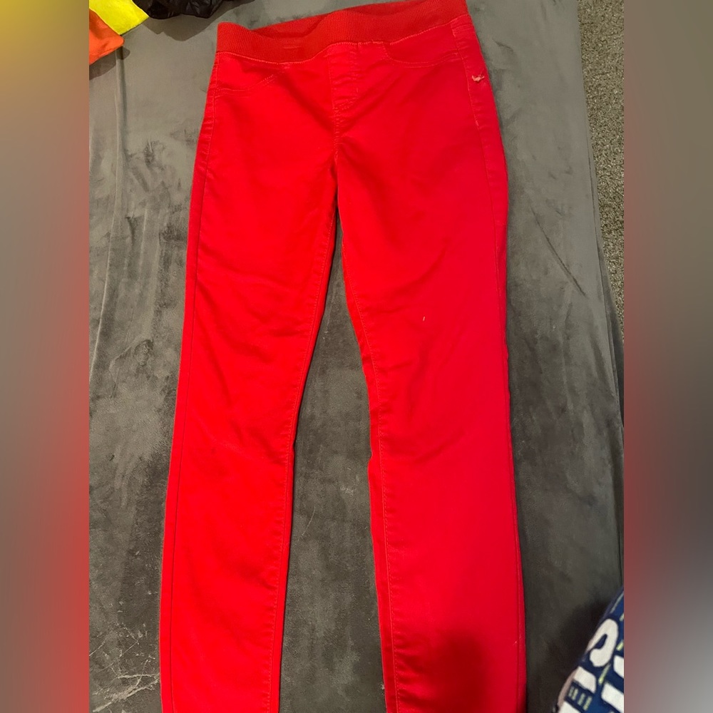 Girls Pants red Medium